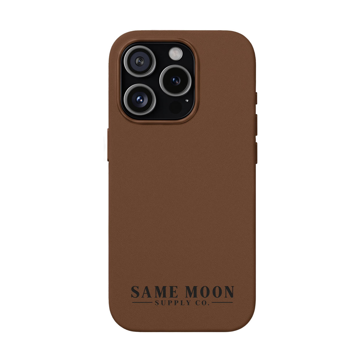 Same Moon Supply Co. Engraved PU Leather Phone Case