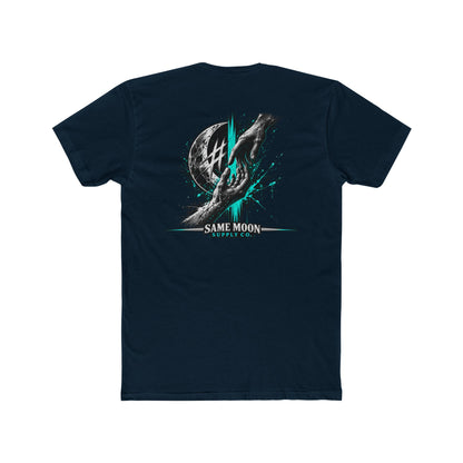 Falling Brother | Teal Moon Graphic T-Shirt
