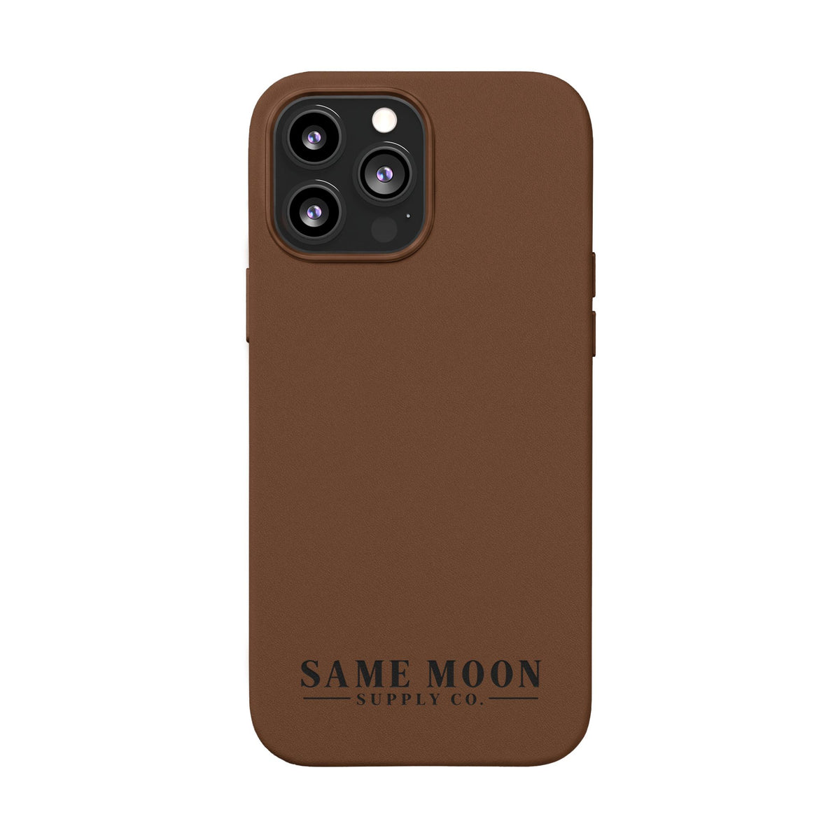 Same Moon Supply Co. Engraved PU Leather Phone Case