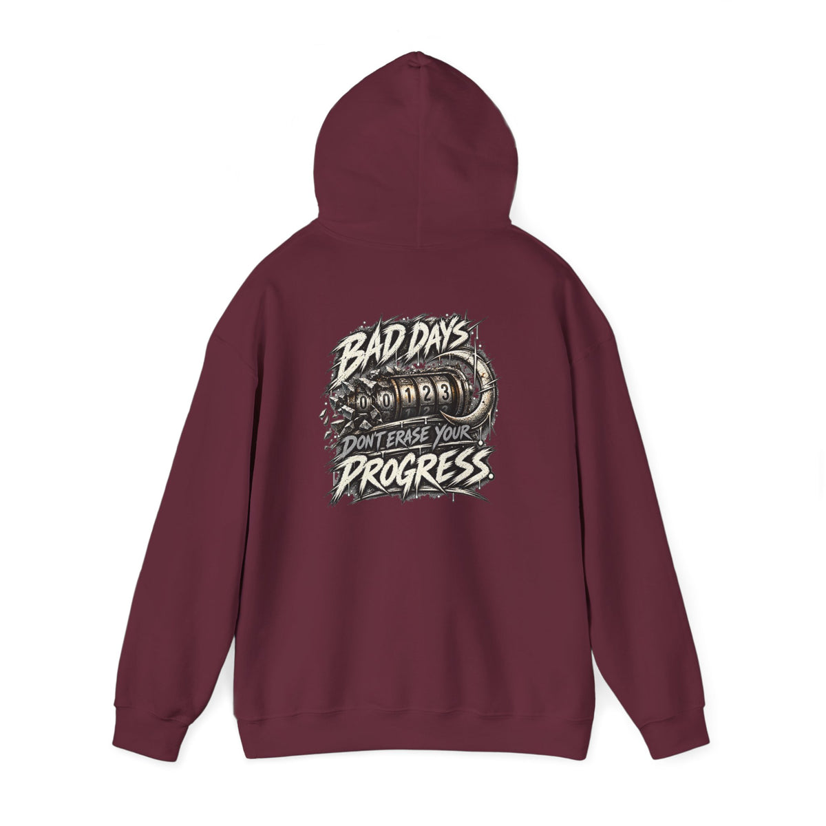 Bad Days Don't Erase Your Progress | Graphic Hoodie