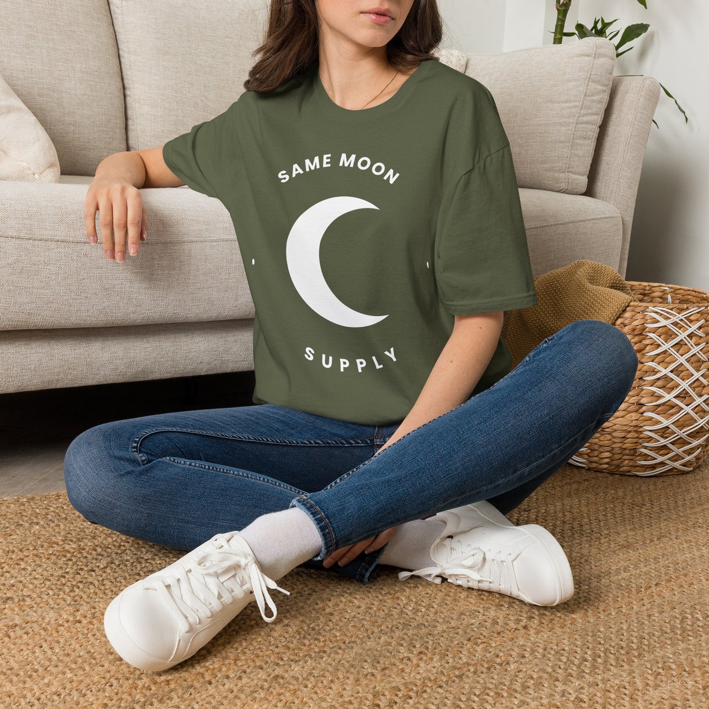 Same Moon Supply Brand Tee