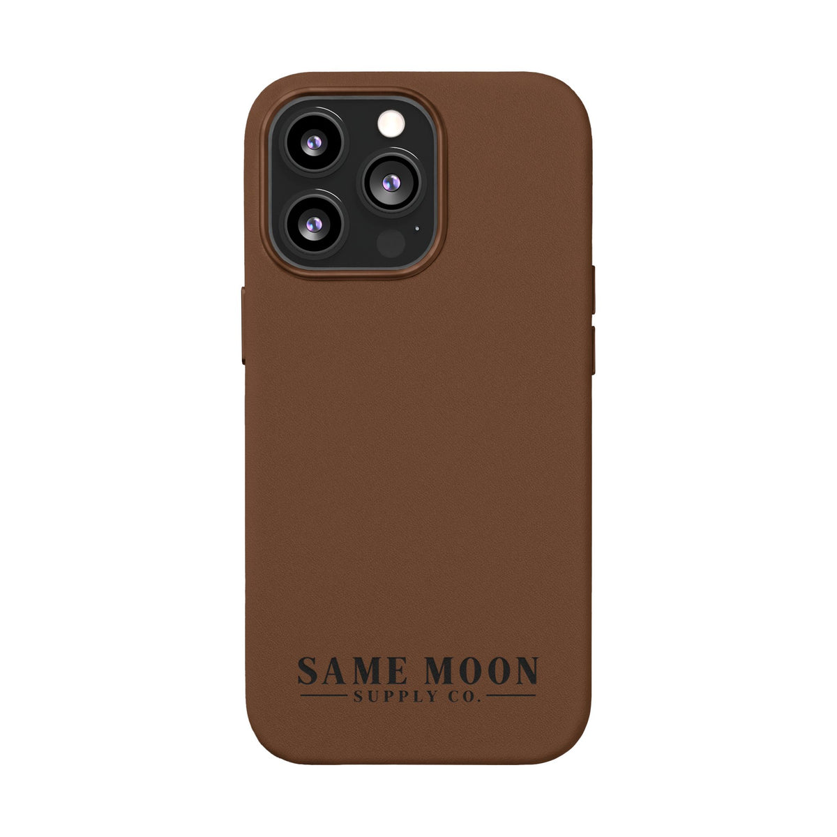 Same Moon Supply Co. Engraved PU Leather Phone Case