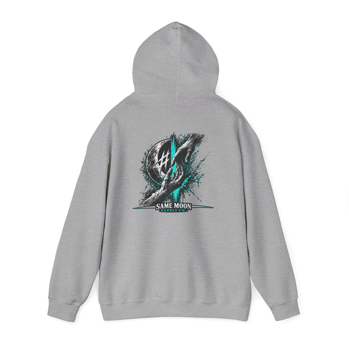Falling Brother | Teal Moon Hoodie