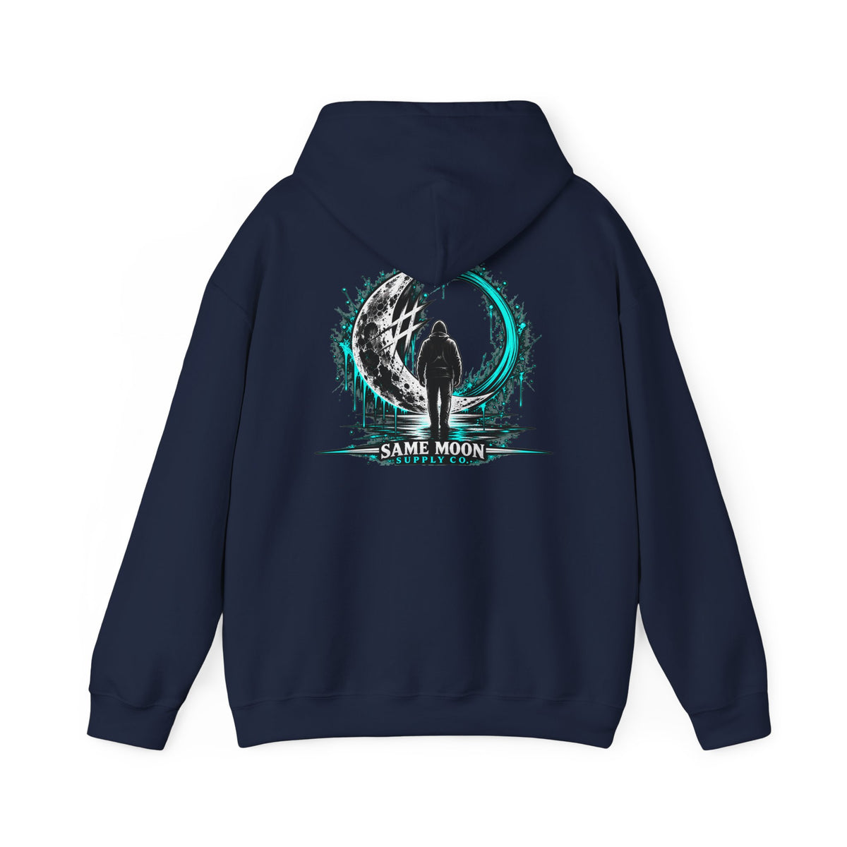 Walking Ahead | Teal Moon Hoodie