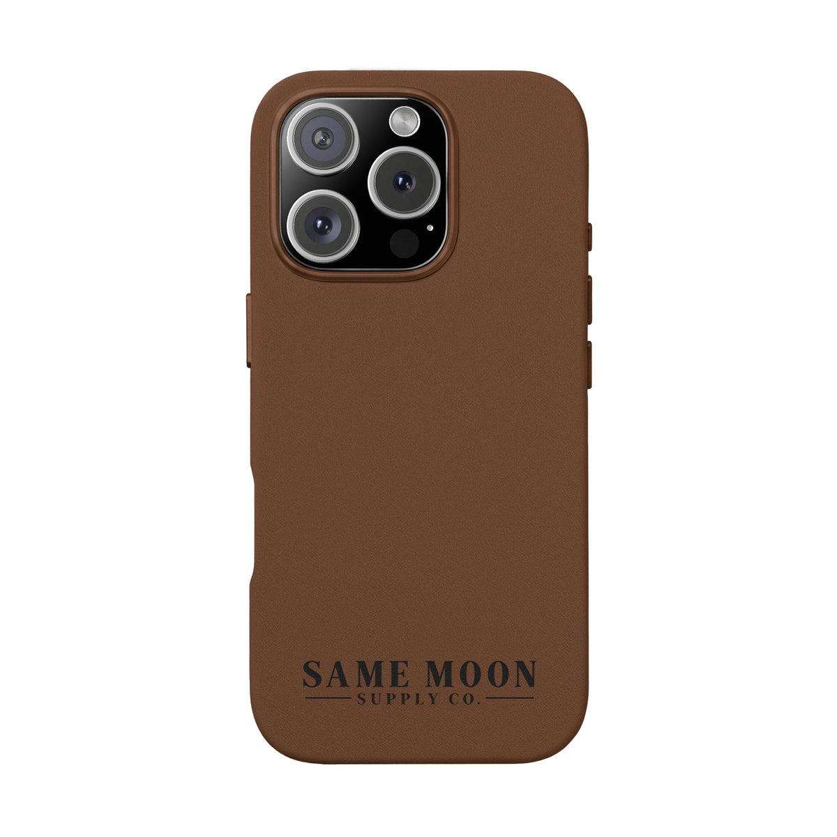 Same Moon Supply Co. Engraved PU Leather Phone Case