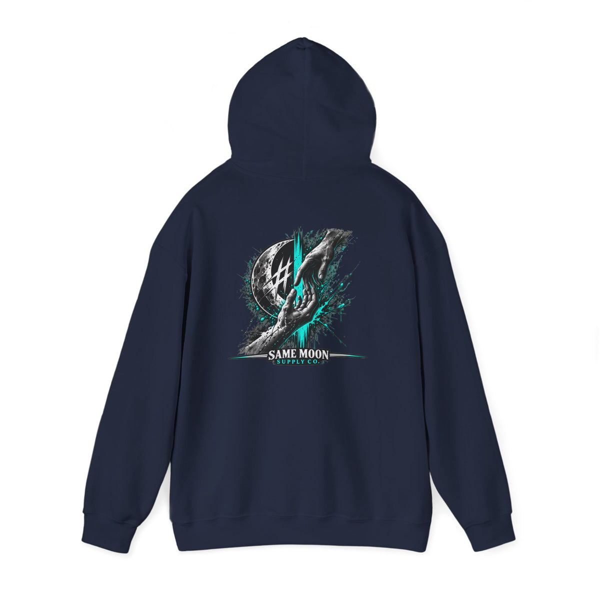 Falling Brother | Teal Moon Hoodie