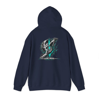 Falling Brother | Teal Moon Hoodie