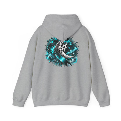 Teal Moon Awareness | Teal Moon Hoodie