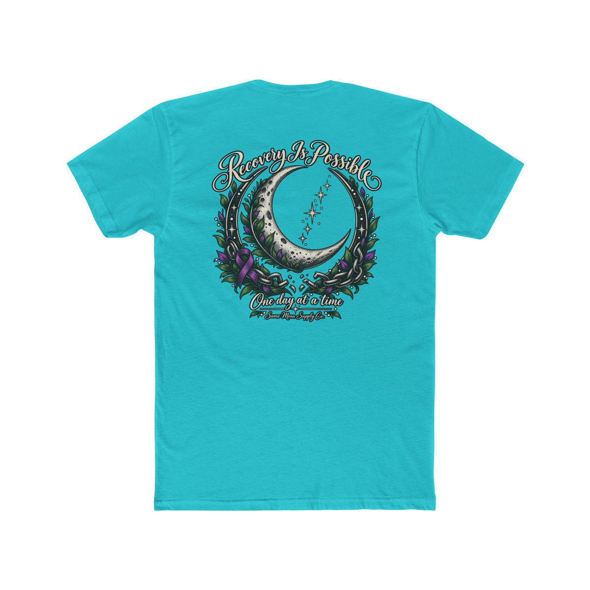 Same Moon Supply Co. Addiction Awareness T-Shirt — Recovery Is Possible