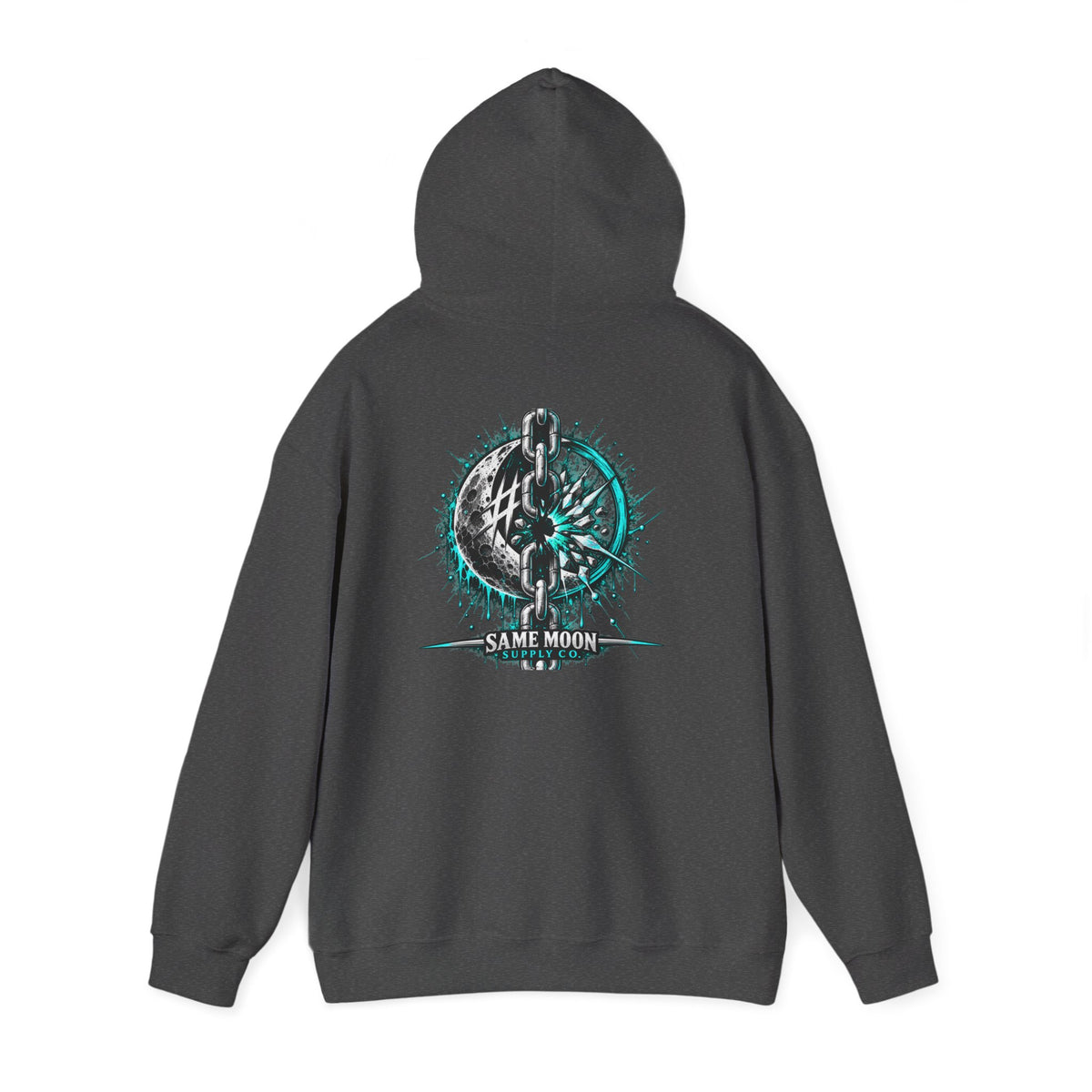 Chain Breaker | Teal Moon Hoodie