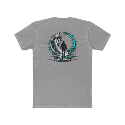 Moving Ahead | Teal Moon Graphic T-Shirt