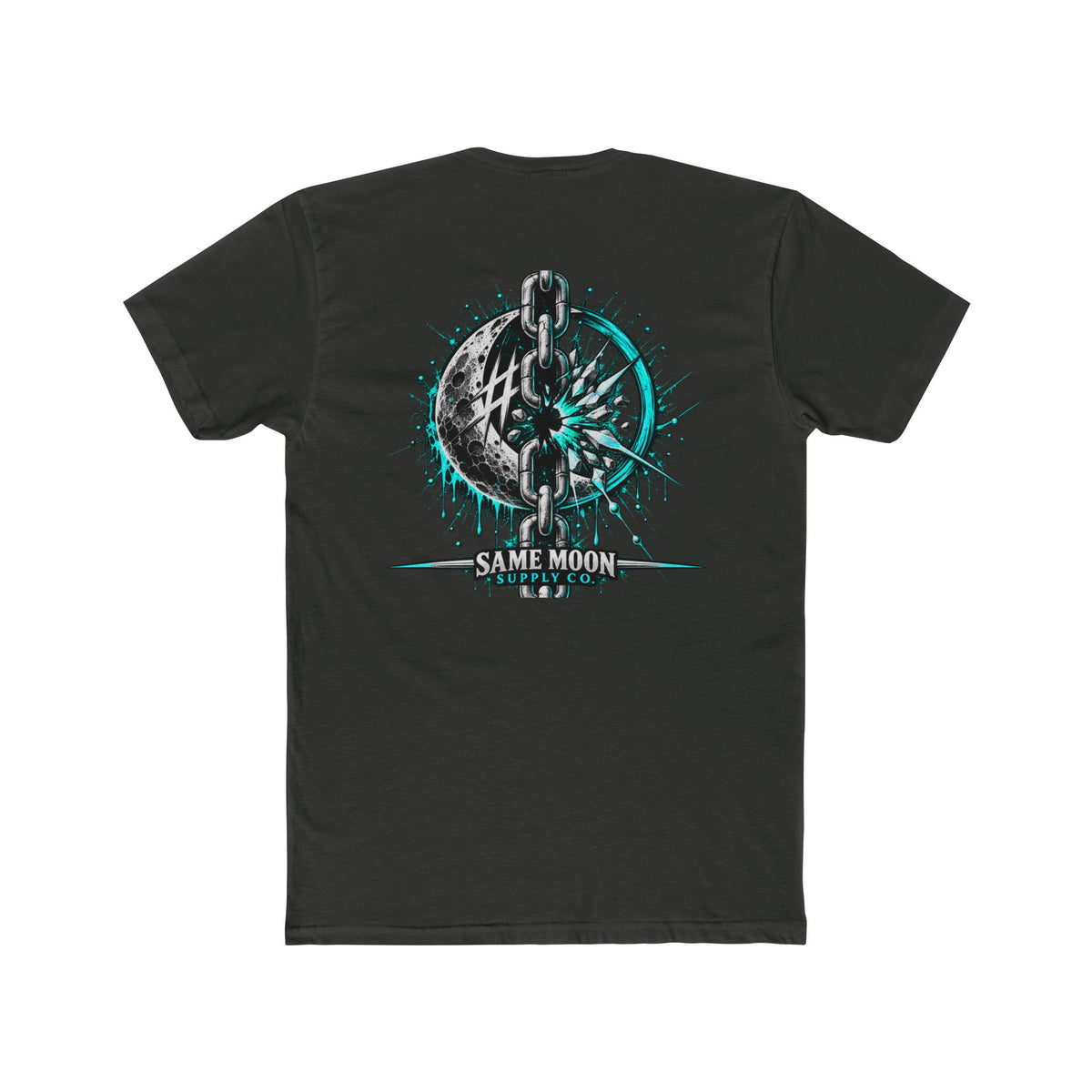 Chain Breaker | Teal Moon Graphic T-Shirt — Same Moon Supply Co.